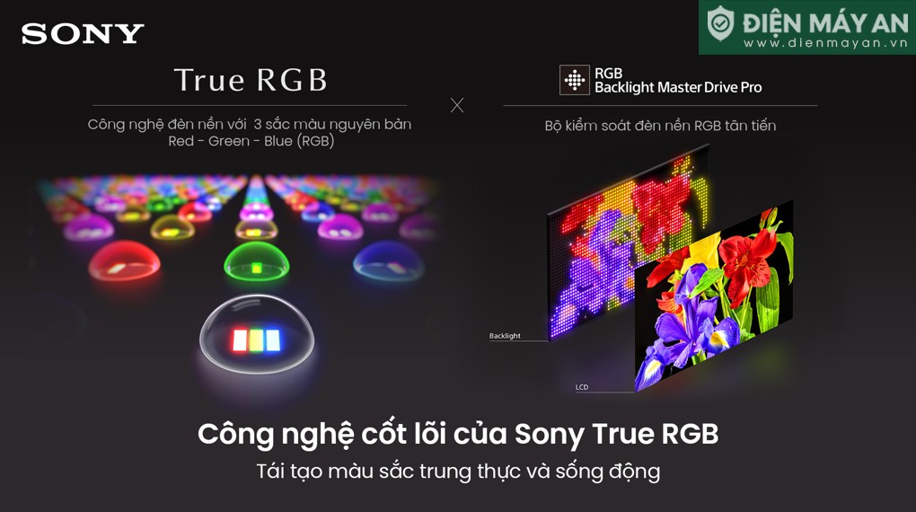 Google Tivi True RGB Sony AI 4K 75 inch K-75XR70M2